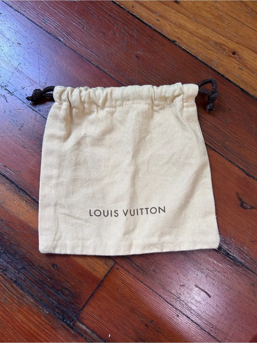 Louis Vuitton small drawstring dust bag